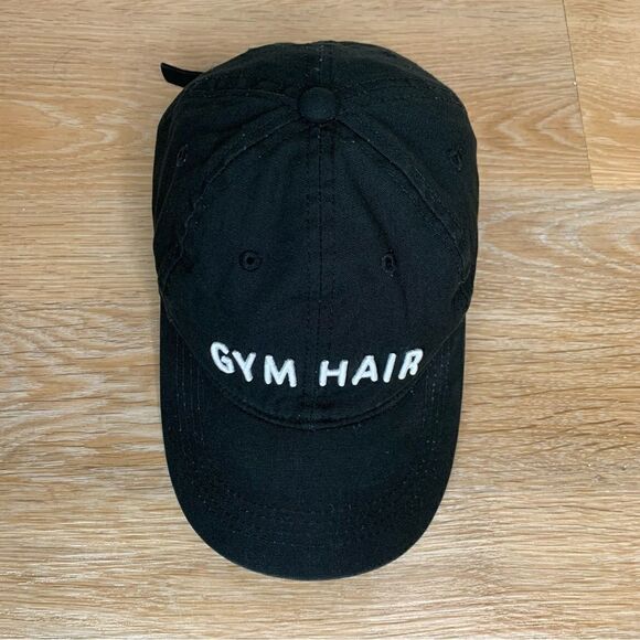 Old Navy “Gym Hair, Don’t Care” Women’s Adjustable Strapback Baseball Hat - Picture 2 of 13